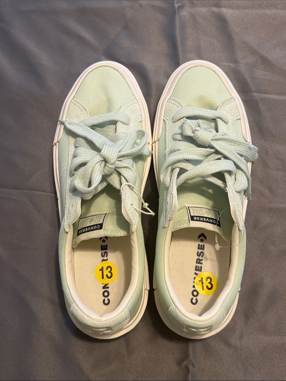 Converse M 13 W 14.5 Unisex Chuck Taylor All Stars Low Top Sneakers Mint Green